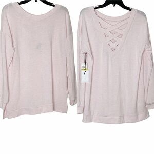 1. STATE light pink blouse. Size M